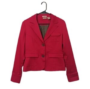 Ruff Hewn Red Blazer Jacket. Med
